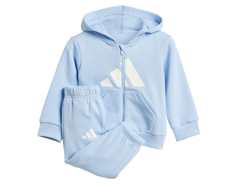 Adidas Baby/Toddler Essentials Tracksuit Set - Glow Blue/White