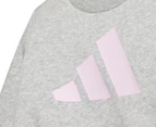 Adidas Baby/Toddler Essentials Jogger Set - Medium Grey Heather/Clear Pink