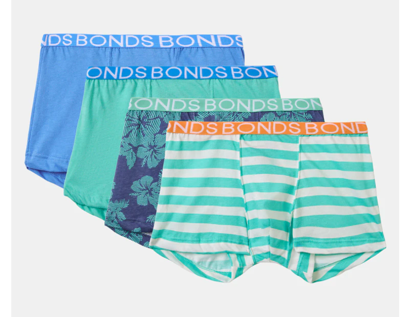 Bonds Boys' Trunks 4-Pack - Multi