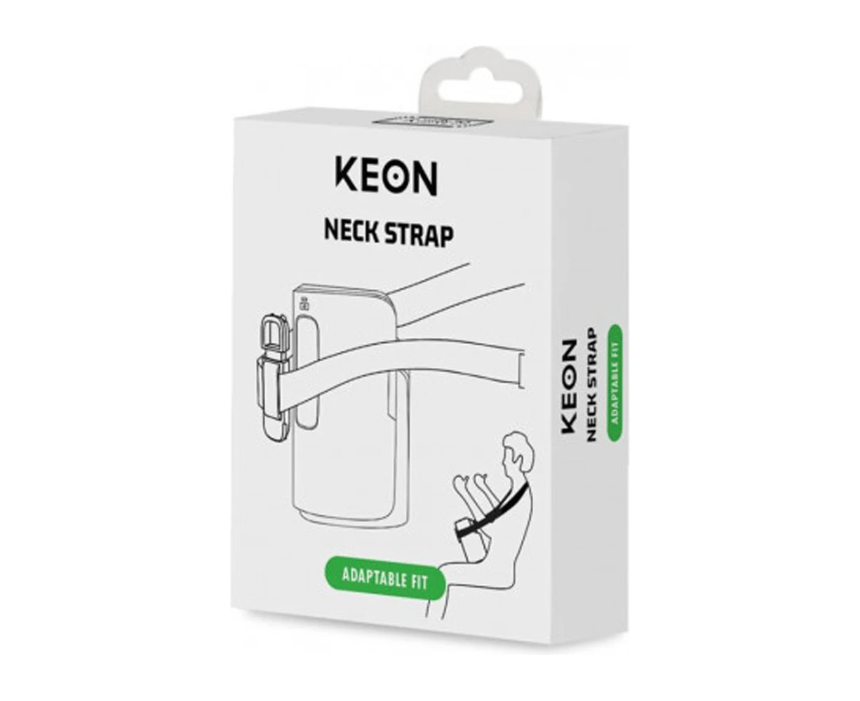 Keon Accessory Neck Strap For Hands Free Pleasure With The Keon Automatic Masturbator Model Kns 125, Unisex, Designed For Enhanced Content Viewing, Bl