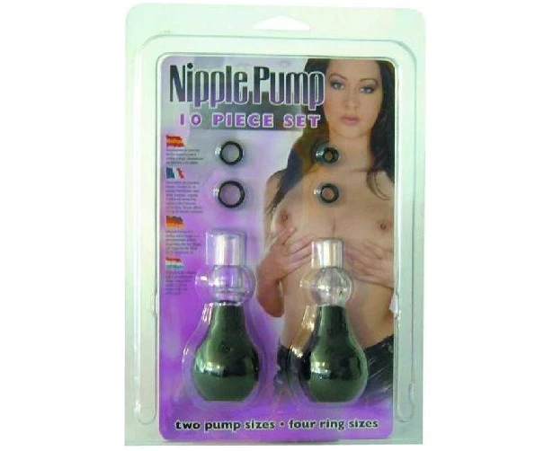 Introducing The Sensapump Deluxe 10 Piece Nipple Pump Set For Enhanced Pleasure Unleash Your Sensual Side!