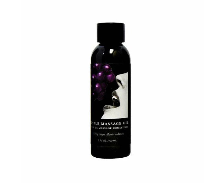 59 Ml Edible Massage Oil - Gushing Grape