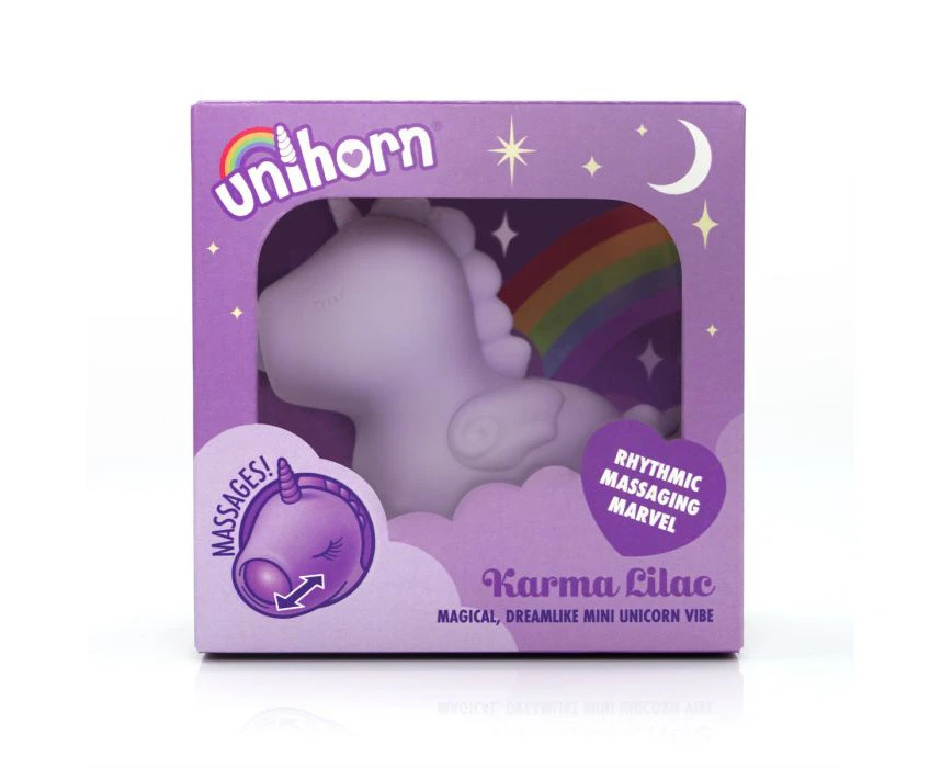 Introducing The Unihorn Karma Lilac Clitoral Vibrator Pleasure Peak For Women Stay On Top Of Your Sensual Journey In Lavender Bliss