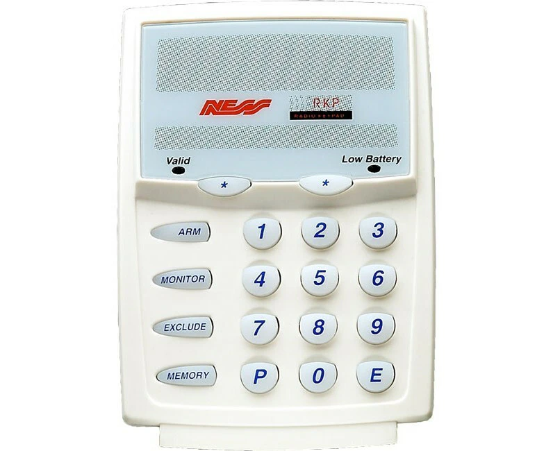 Ness 100-001 Wireless RKP Radio Controlled Keypad for 100-200 Interface Panels