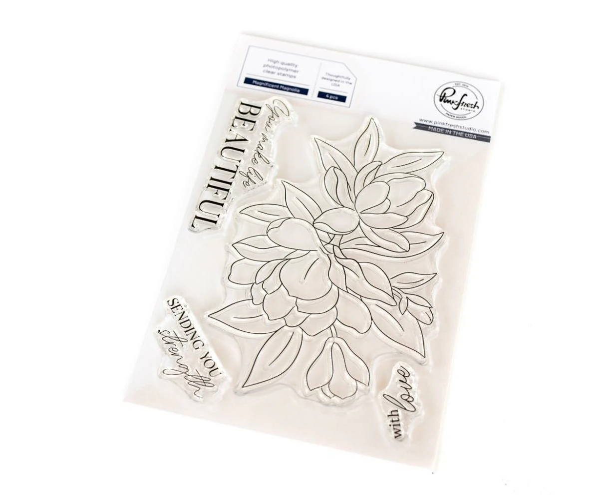 PinkFresh Studio Magnificent Magnolia Stamp