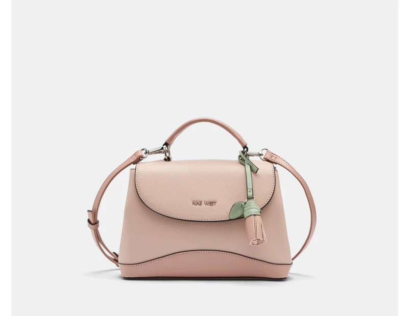 Nine West Maren Top Handle Flap Crossbody Bag - Blushing