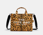 Marc Jacobs The Cheetah Canvas Medium Tote Bag - Black/Multi