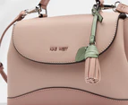 Nine West Maren Top Handle Flap Crossbody Bag - Blushing