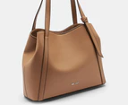 Nine West Ruthie Tote Bag w/ Pouch - Dark Camel