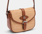 Nine West Briar Top Handle Flap Crossbody Bag - Saddle/Tan