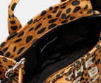 Marc Jacobs The Cheetah Canvas Medium Tote Bag - Black/Multi