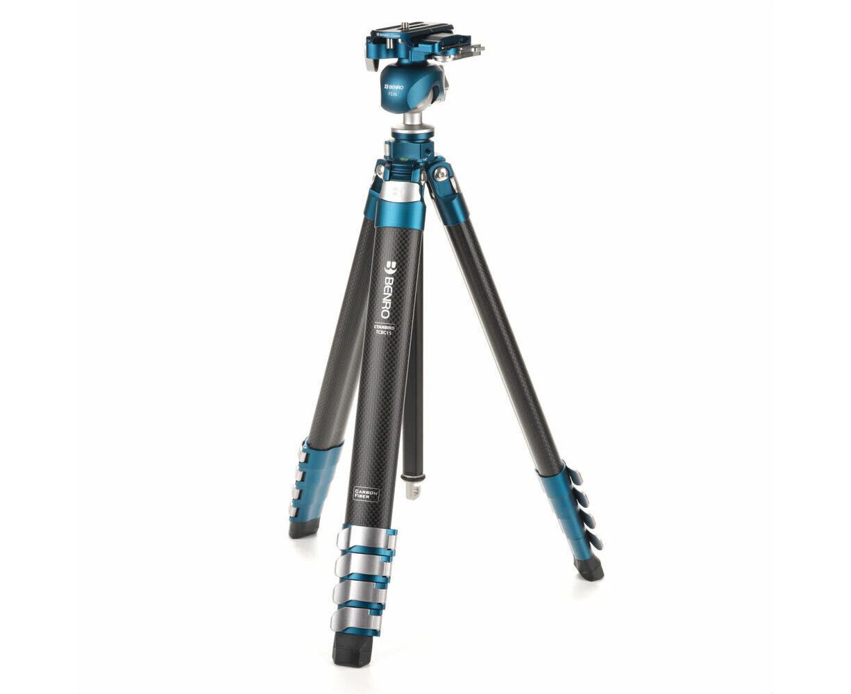 Benro Cyanbird Carbon Fibre Tripod w/ FS30 Ball Head 150cm Camera Stand