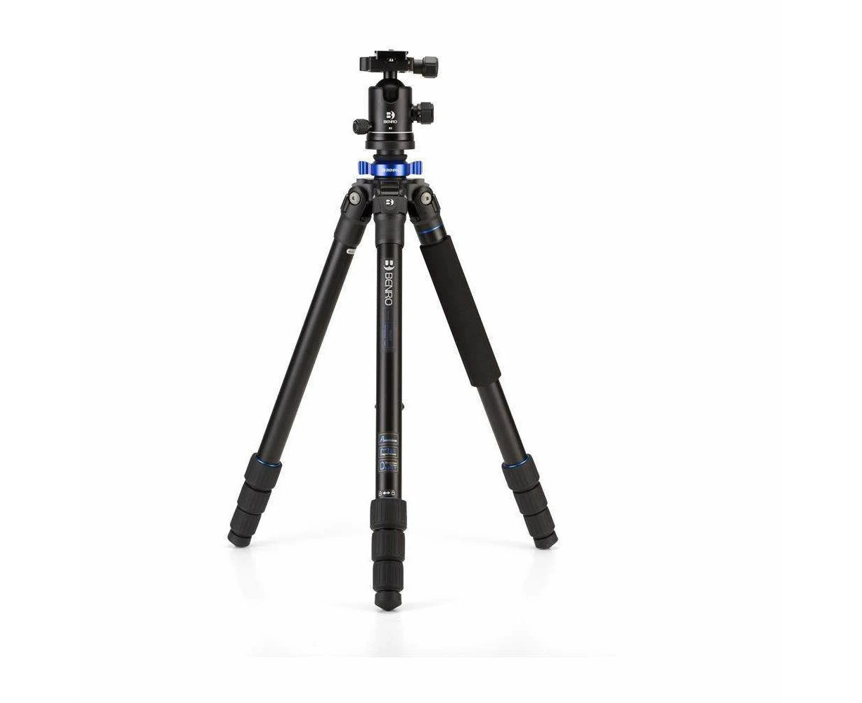 Benro Mach3 Series 2 Aluminium Camera Tripod B2 Ball Head w/ Twist Lock 165cm