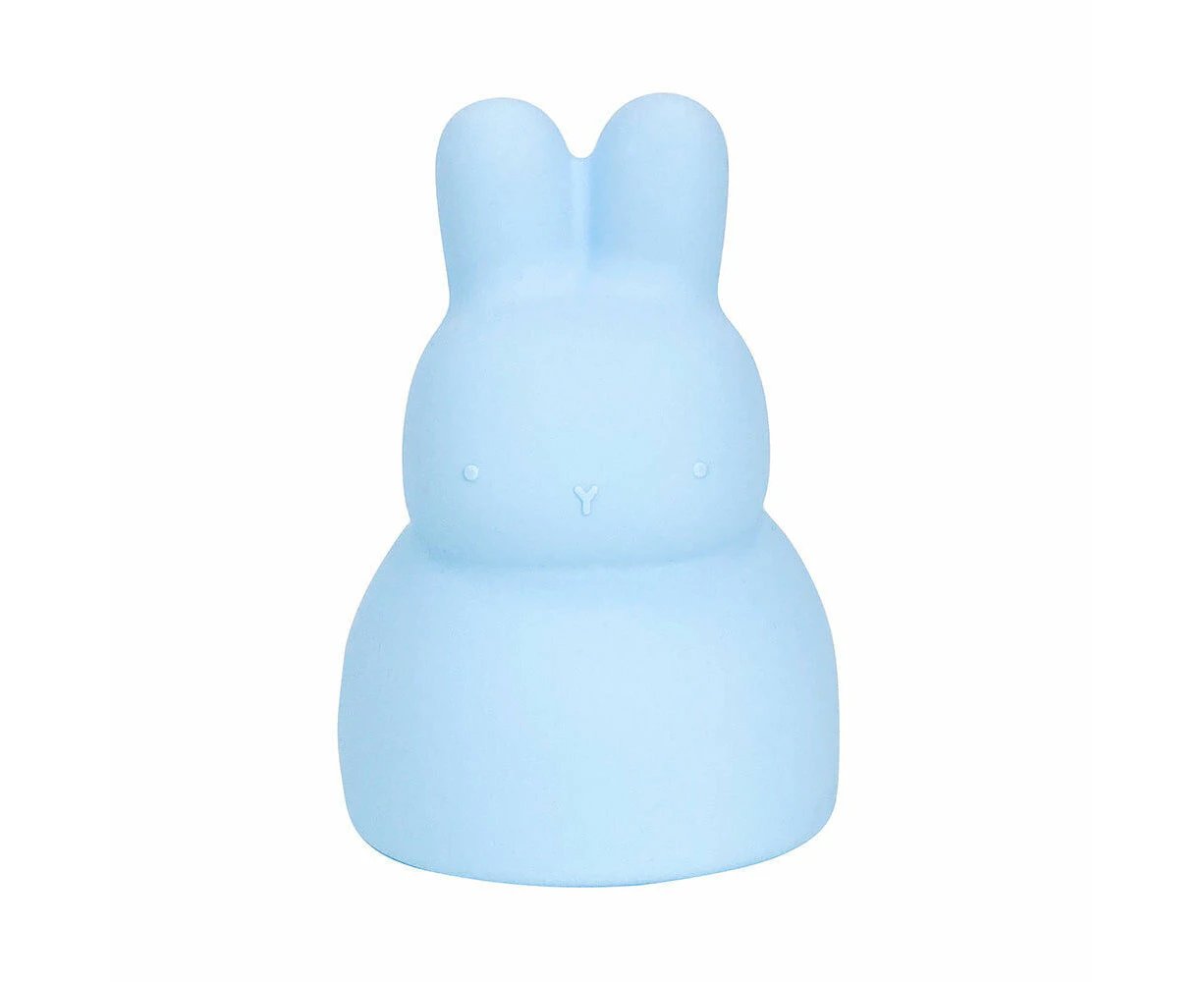 Annabel Trends Silicone Soft Bunny Piggy Bank Coin Slot 15x10.5cm Iced Blue