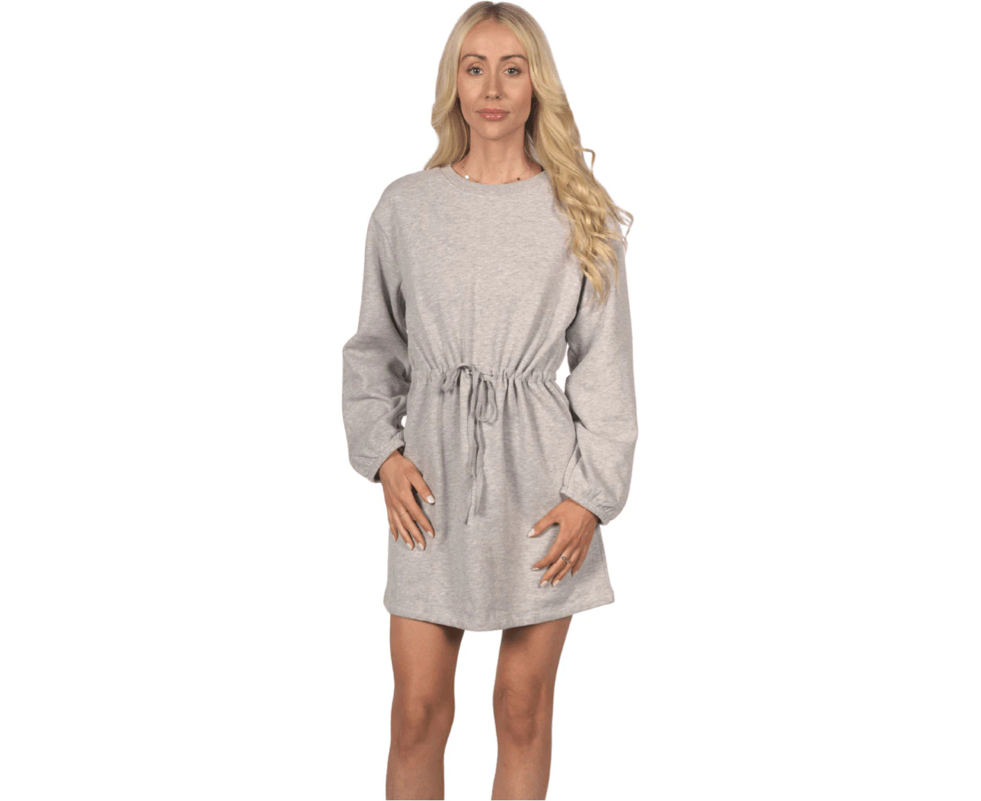 Miss Selfridge Women's Grey Sweater Dress