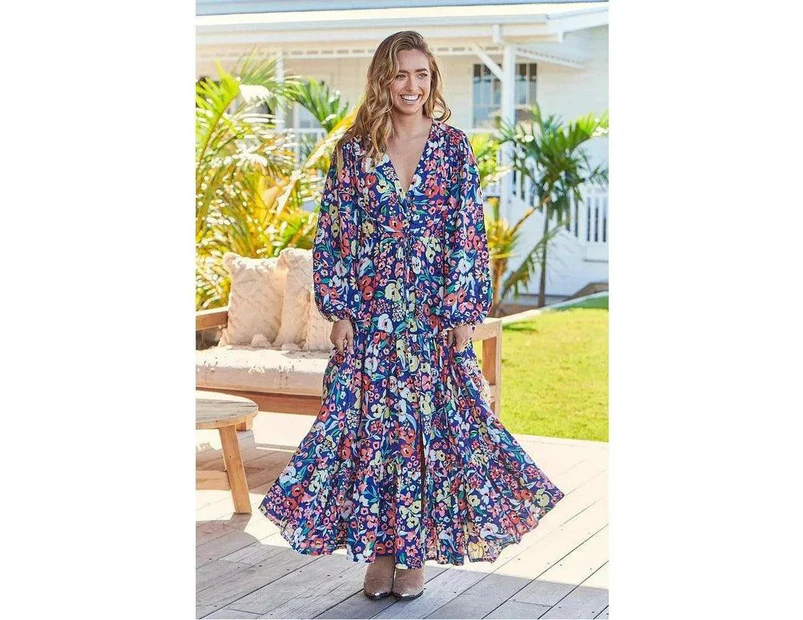 JAASE Carnation Print Teresa Maxi Dress