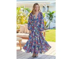 JAASE Carnation Print Teresa Maxi Dress