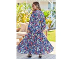 JAASE Carnation Print Teresa Maxi Dress