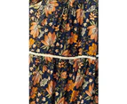 JAASE California Poppy Print Louisiana Kimono