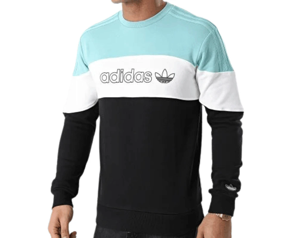 Adidas Mens Blue Spirit Crew Sweatshirt