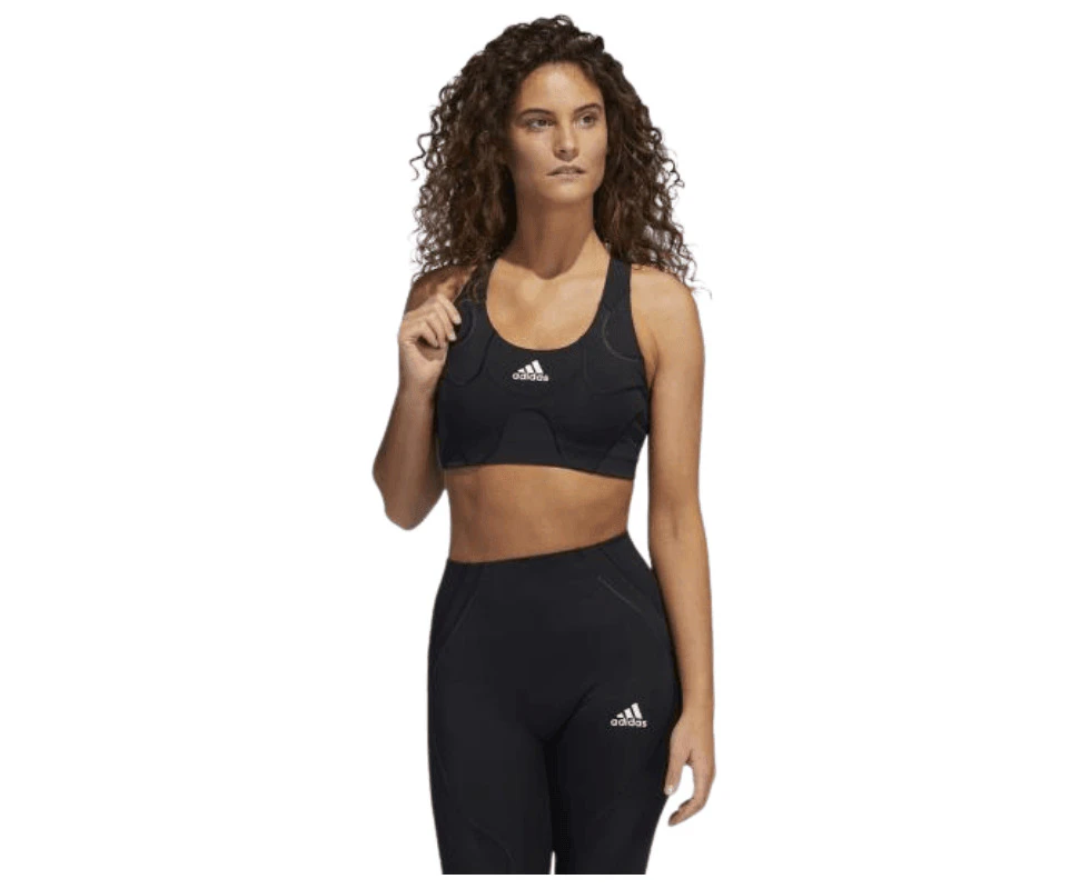 Adidas Womens Black Lux Sports Bra