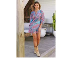 JAASE PLUS Luana Print Zarina Mini Dress