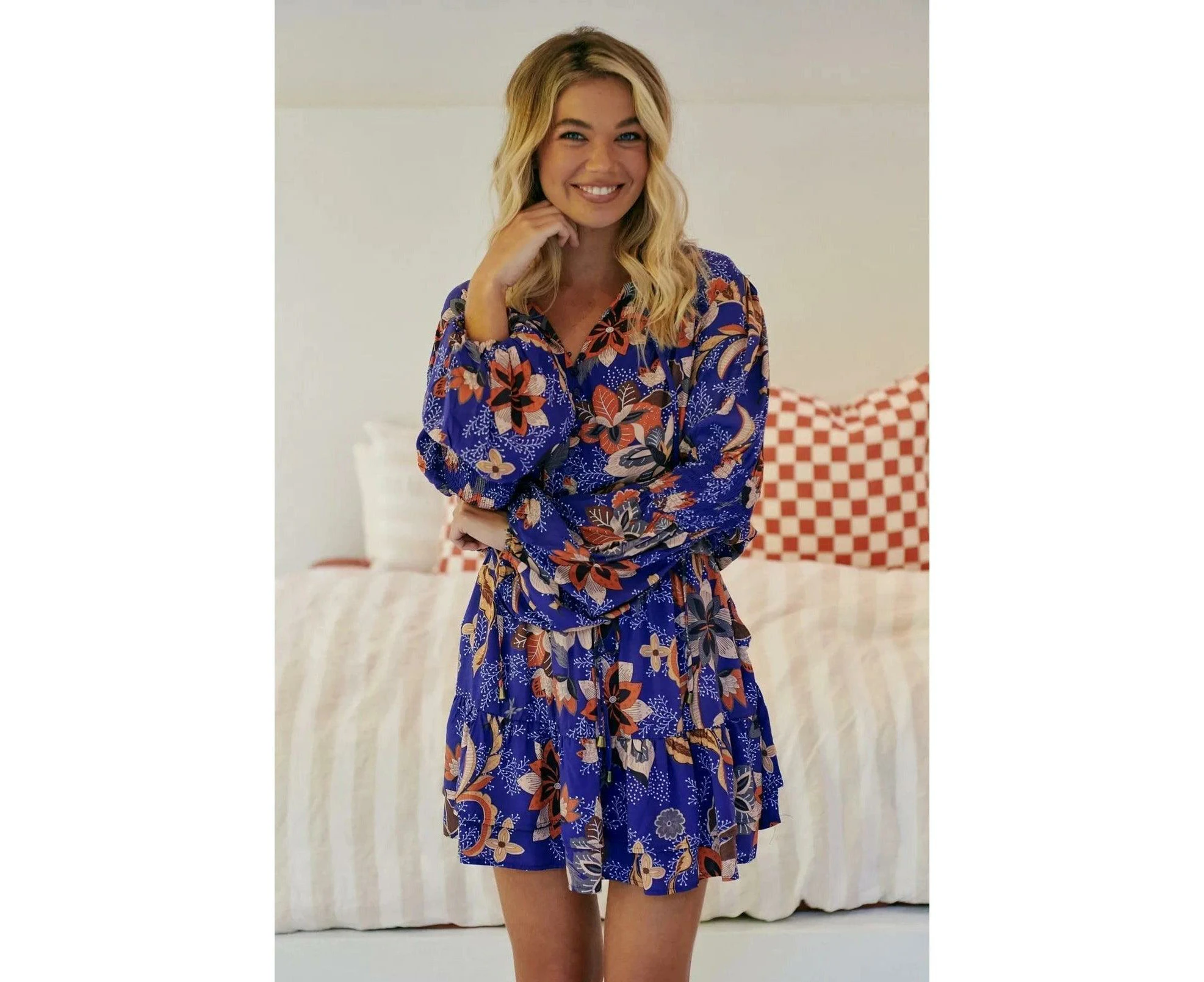 JAASE Santiago Print Saint Mini Dress