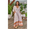 JAASE Auburn Print Zuri Maxi Dress