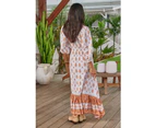 JAASE Auburn Print Zuri Maxi Dress