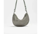 Target Crescent Sparkle Shoulder Bag