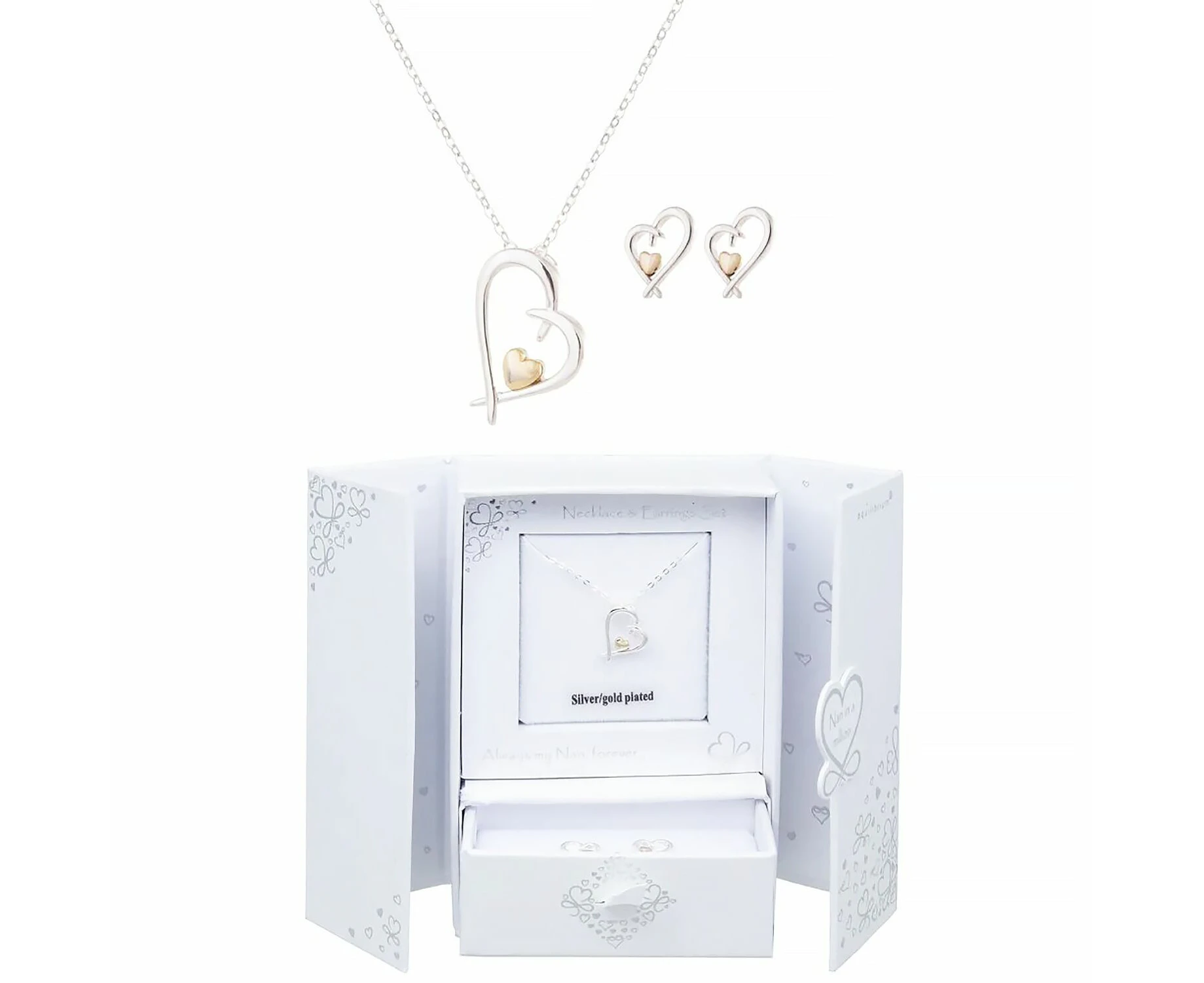 Equilibrium Necklace & Earrings Set Nan, Gibson Gifts 20215