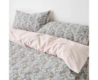 Target Meadow Ditsy Floral Australian Cotton Quilt Cover Set