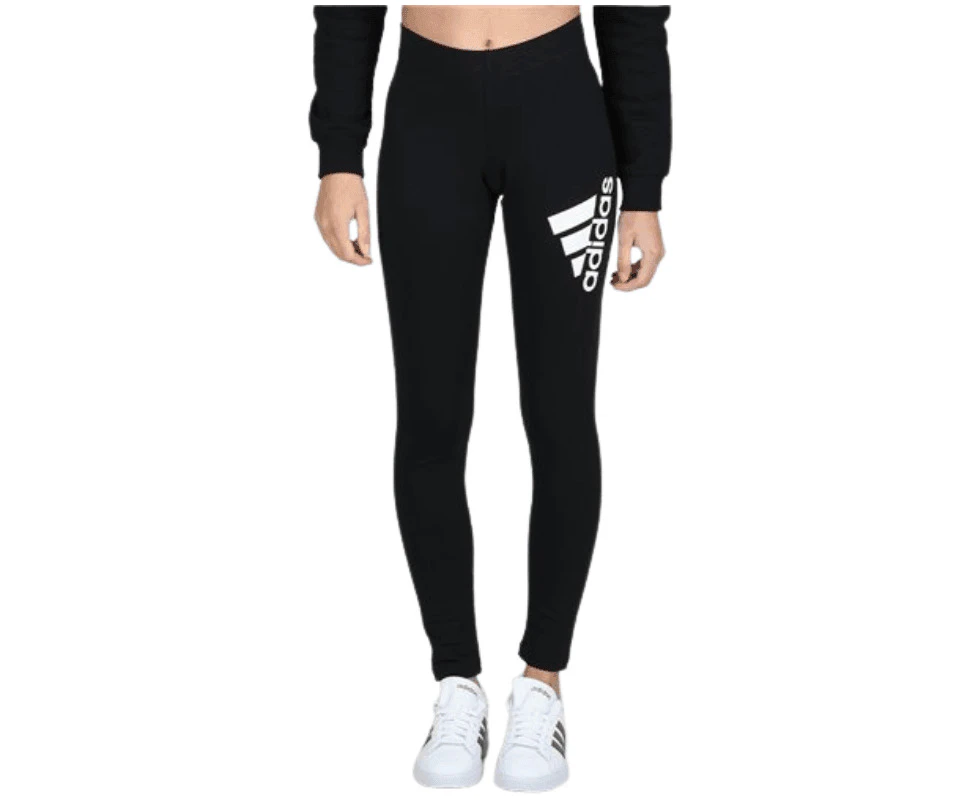 Adidas Womens Black Leggings Maxi Logo