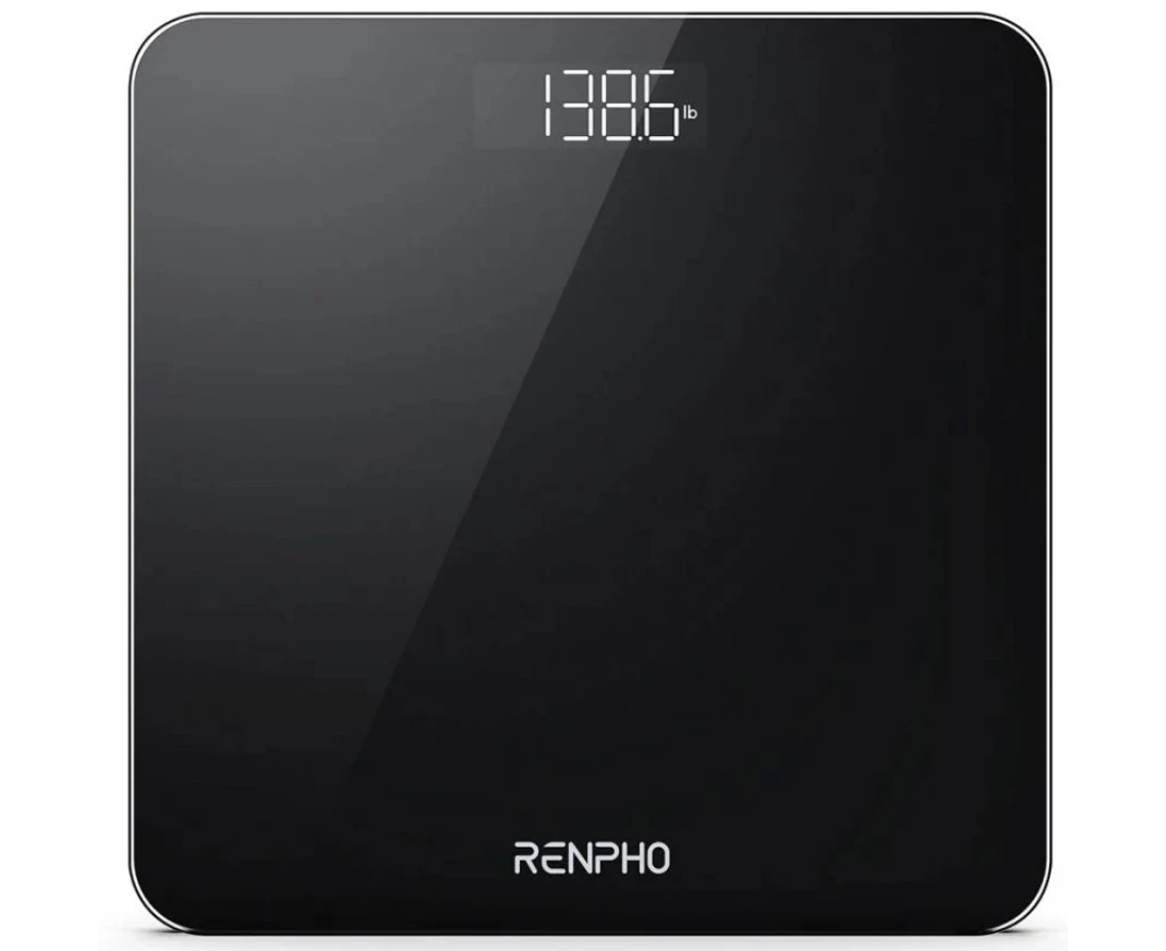 Renpho 28Cm Digital Bathroom Scale Highly Accurate Scale For Body Weight With Lighted Led Display