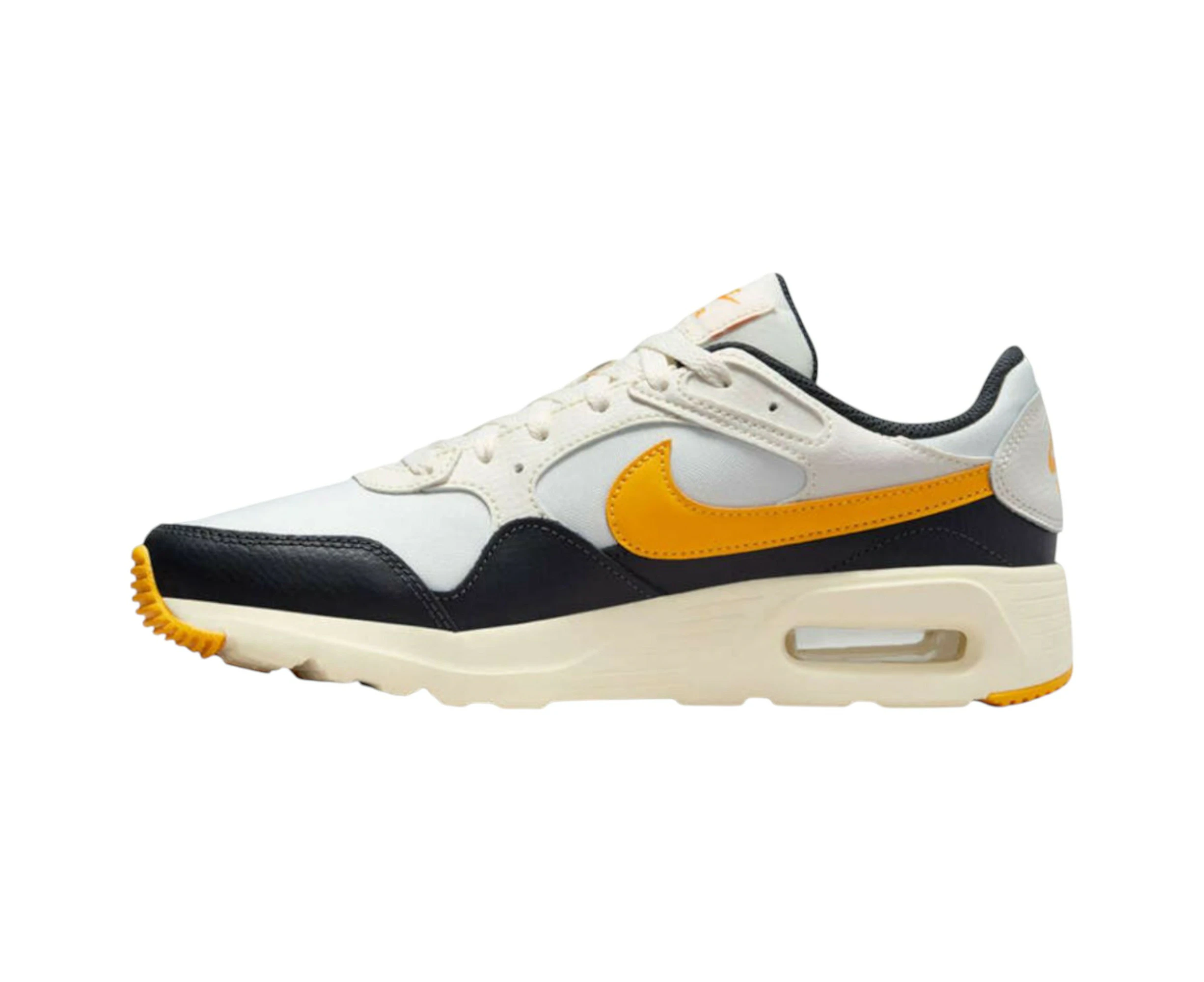 Mens Nike Air Max Sc White/ Black/ Gold Athletic Shoes