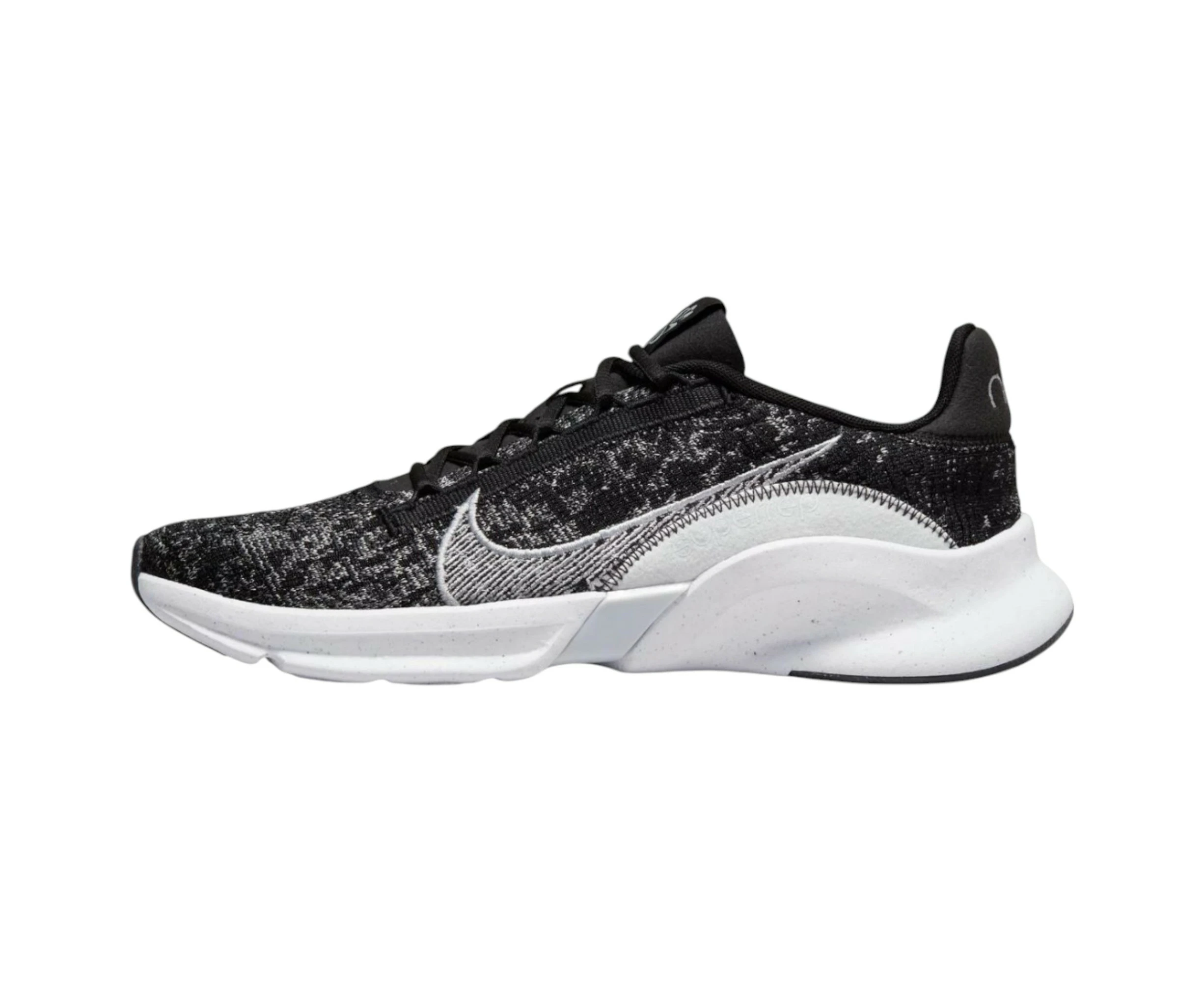 Mens Nike Superrep Go 3 Next Nature Flyknit Black/ Platinum Athletic Shoes