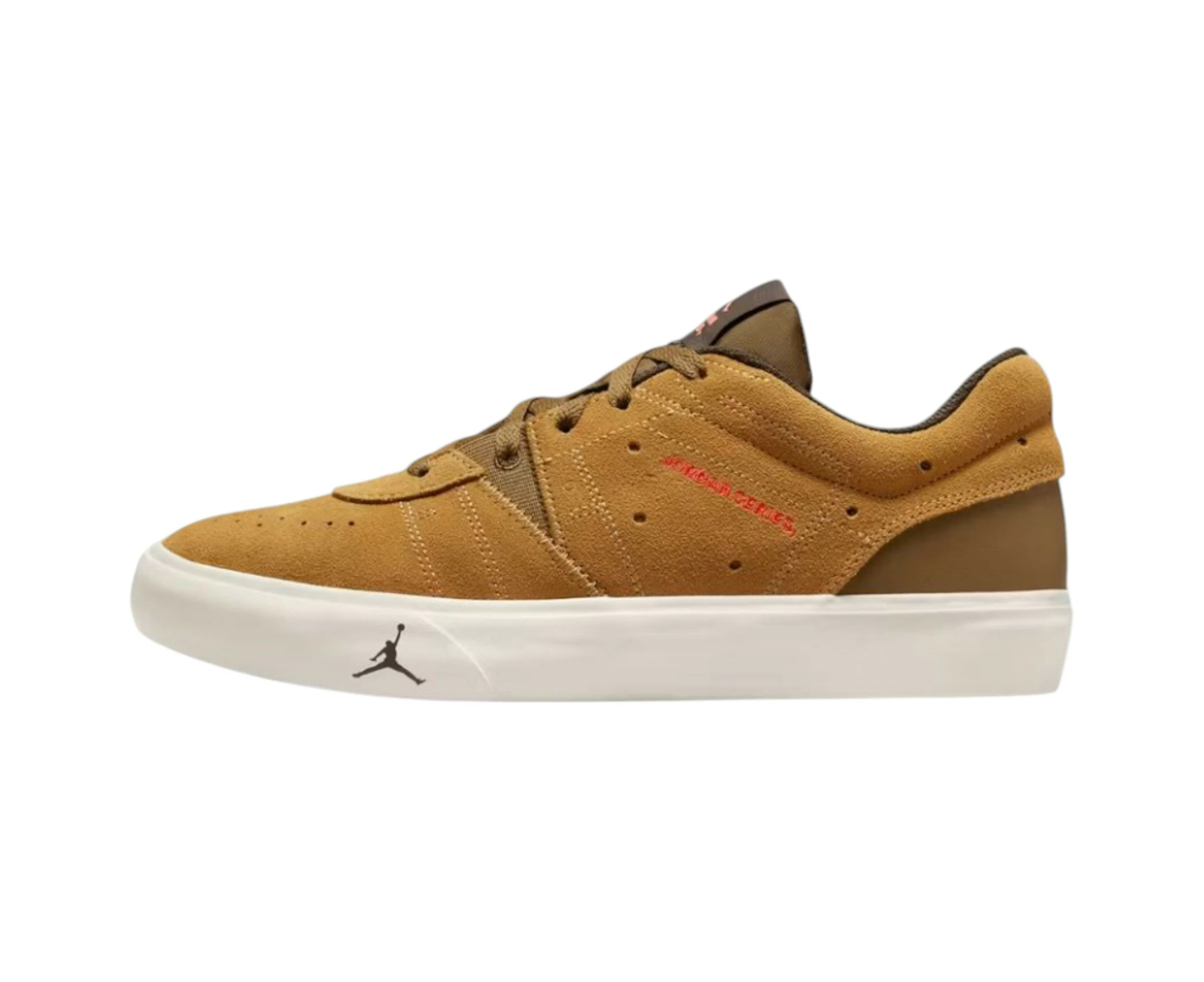 Mens Nike Air Jordan Series Elemental Gold Athletic Shoes Suede