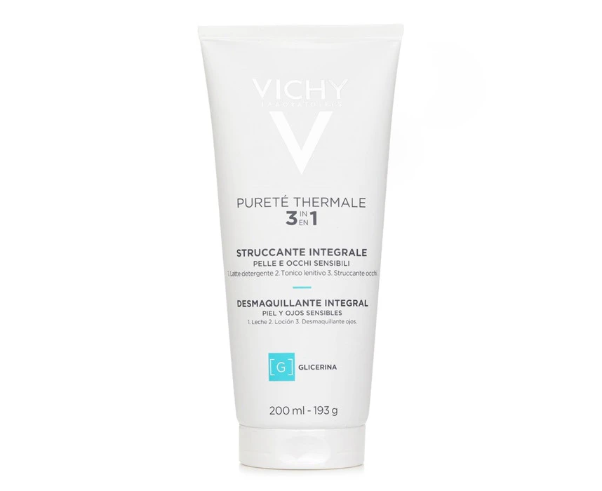 Vichy Purete Thermale 3 In 1 One Step Cleanser (For Sensitive Skin) 200ml/6.76ml