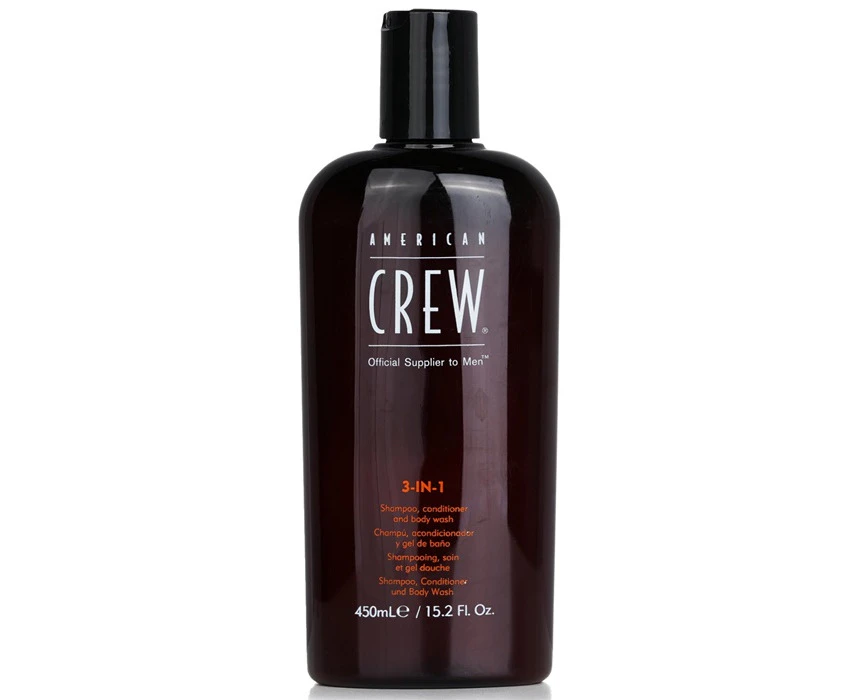 American Crew Men 3IN1 Shampoo, Conditioner & Body Wash 450ml/15.2oz