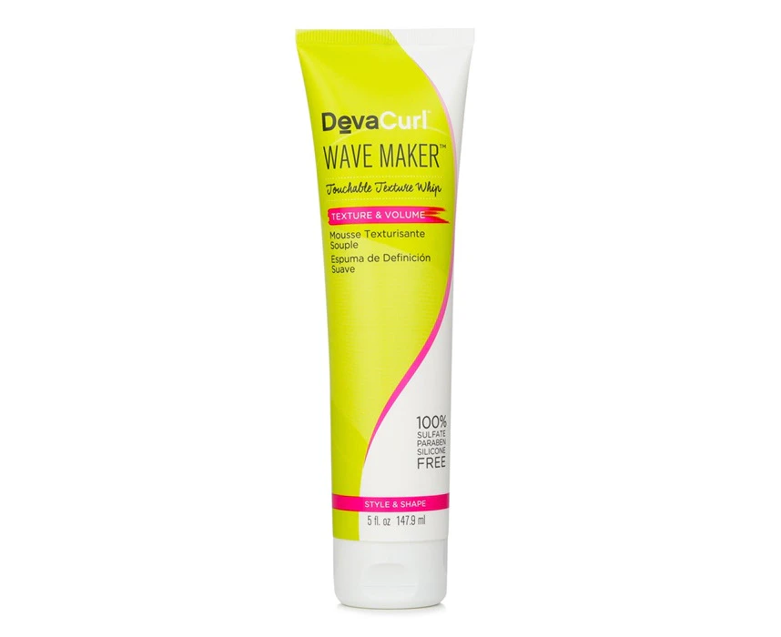 DevaCurl Wave Maker (Touchable Texture Whip  Texture & Volume) 147.9ml/5oz