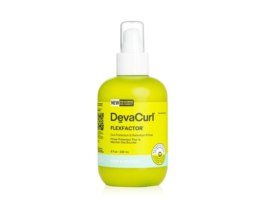 DevaCurl FlexFactor (Curl Protection & Retention Primer  For All Waves, Curls, and Coils) 236ml/8oz