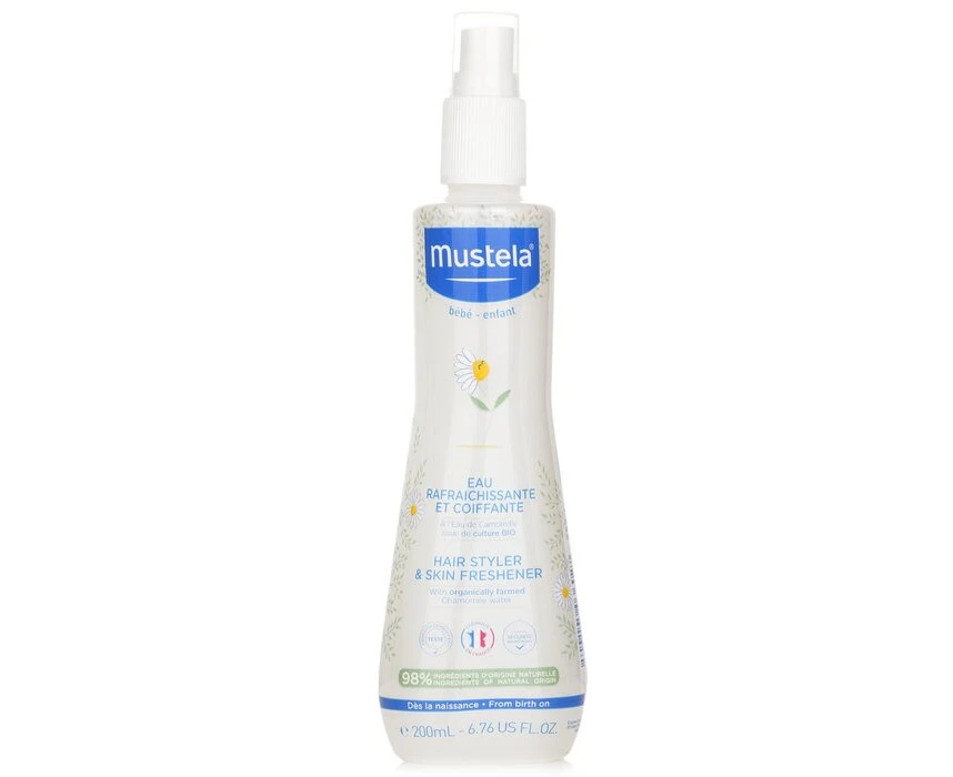 Mustela Hair Styler & Skin Refreshener  With Organically Farmed Chamomile Water 200ml/6.76oz