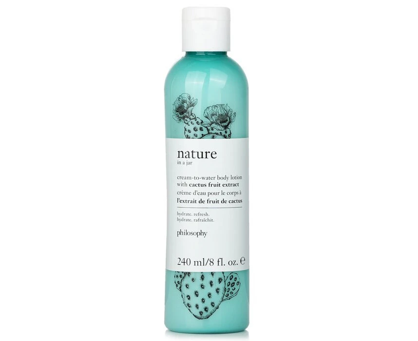 Philosophy Nature In A Jar CreamToWater Body Lotion With Cactus Fruit Extract 240ml/8oz