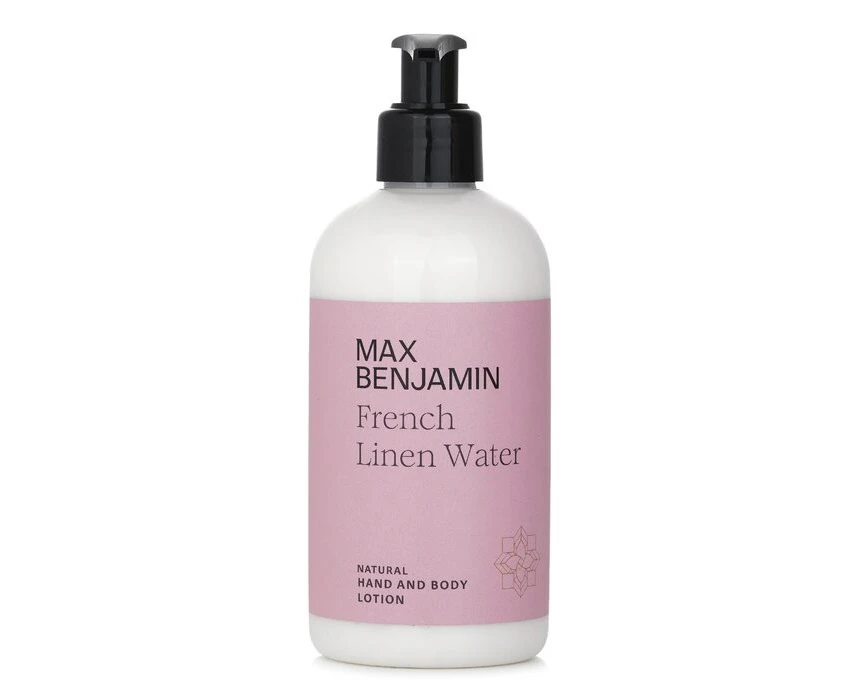 Max Benjamin Natural Hand & Body Lotion  French Linen Water 300ml