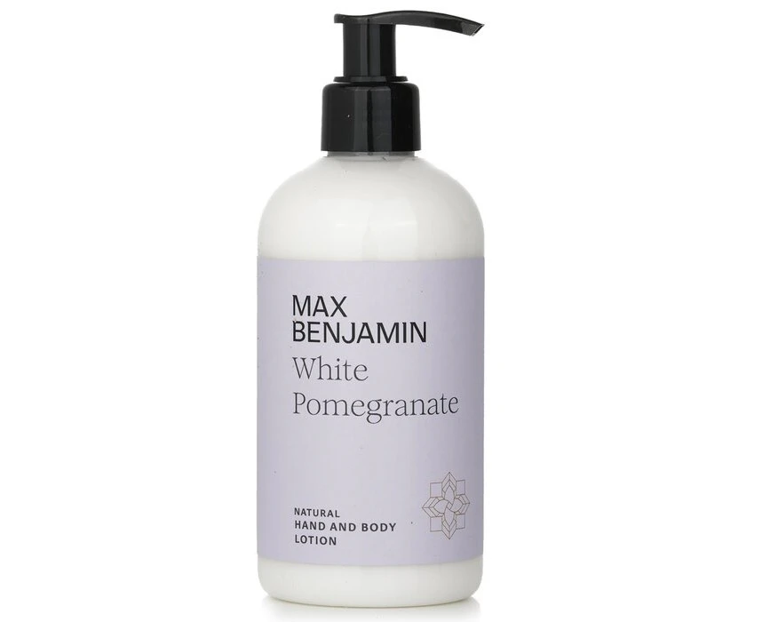 Max Benjamin Natural Hand & Body Lotion  White Pomegranate 300ml