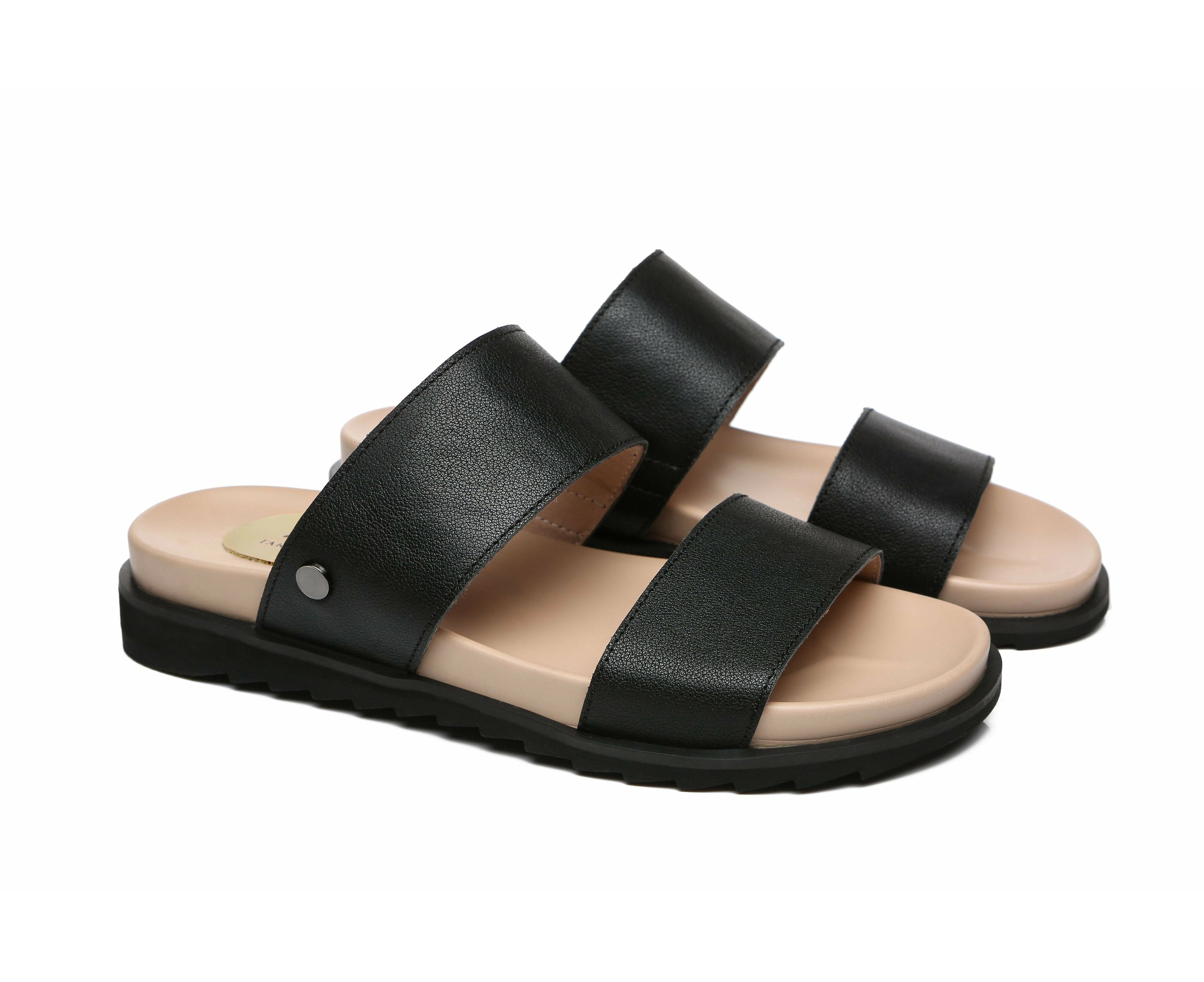 TARRAMARRA(R) Women Savannah Black Leather Slides