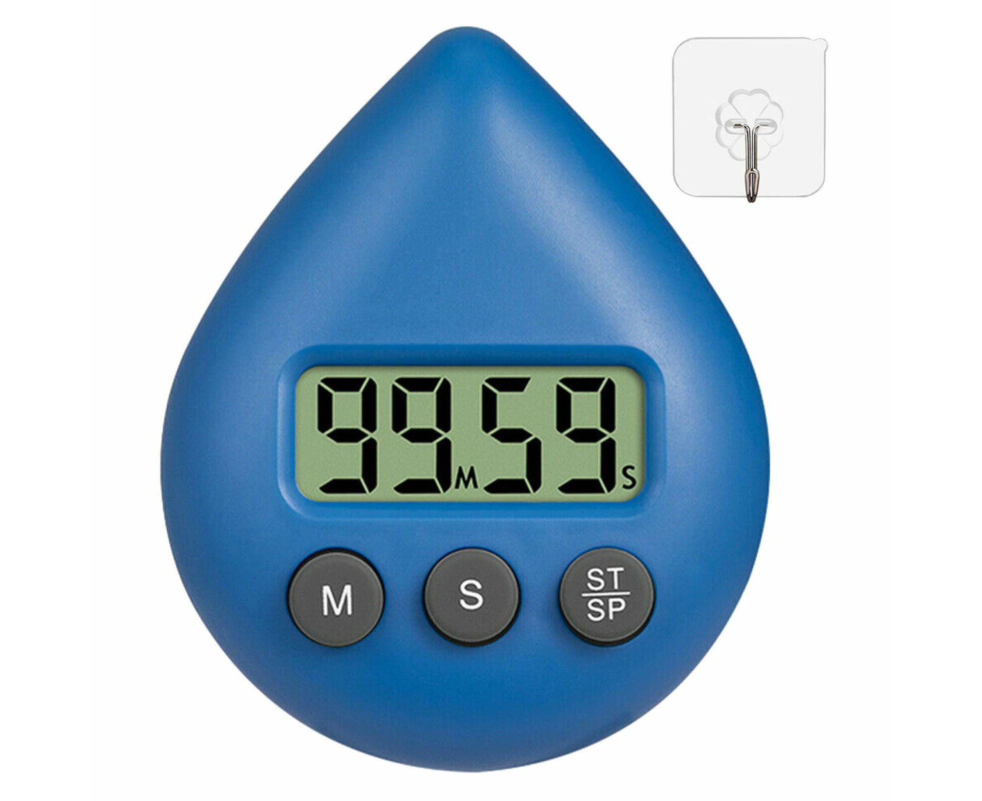 Digital Shower Timer Energy Saver Digital Timer - Blue