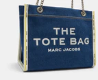 Marc Jacobs The Denim Chain Medium Tote Bag - Dark Wash