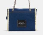 Marc Jacobs The Denim Chain Medium Tote Bag - Dark Wash