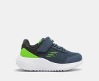 Skechers Toddler Boys' Bounder Trekzic Runners - Navy/Lime